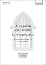 O Rex gloriae SATB choral sheet music cover